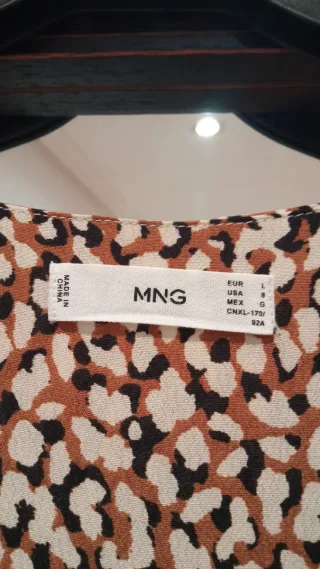 Vestido estampado Mango Talla M