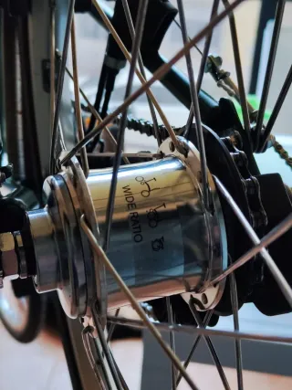 Bicicleta Plegable Brompton Green Racing 6v