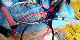 Lote de raquetas de tenis