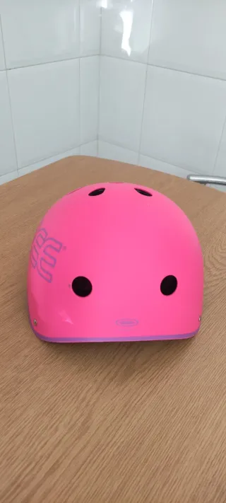 Casco infantil FUNBEE Rosa Flúor - Talla S (53-55)