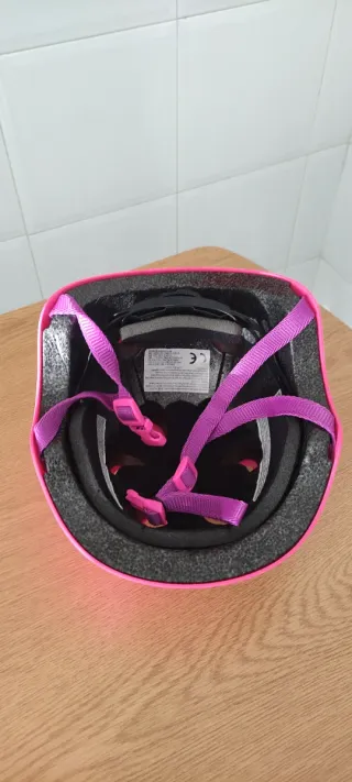 Casco infantil FUNBEE Rosa Flúor - Talla S (53-55)