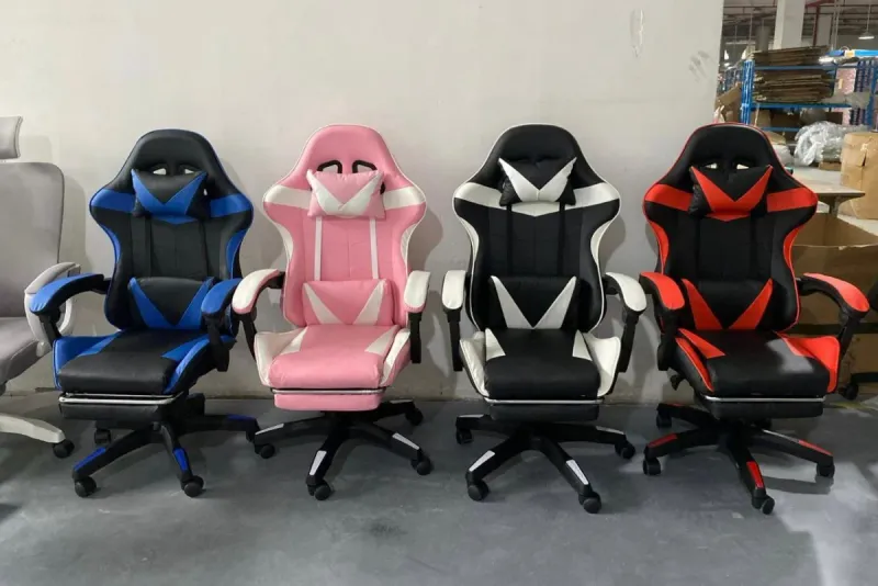 Nueva silla de juego en caja