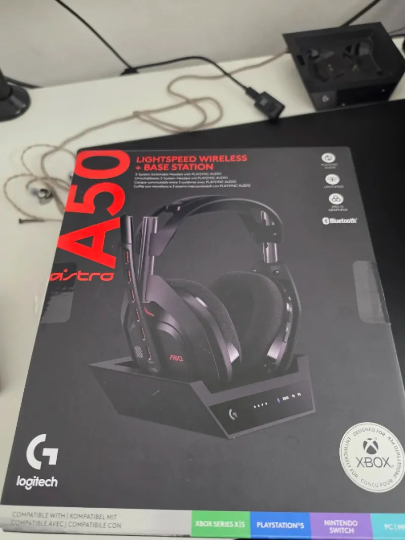 Auriculares Logitech Astro A50 Lightspeed + Estación base afbeelding 3