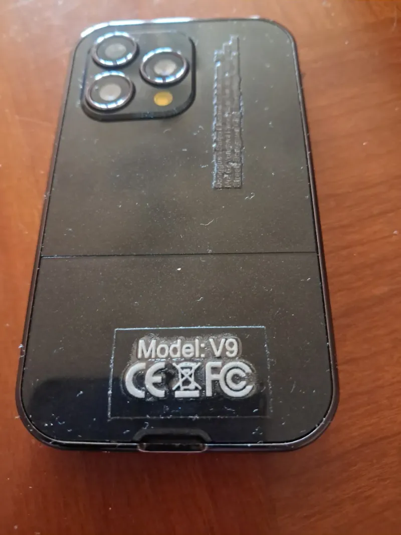 Teléfono móvil negro pequeño afbeelding 2