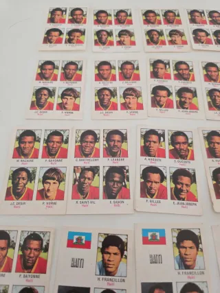 Lote cromos Haití Mundial 1974