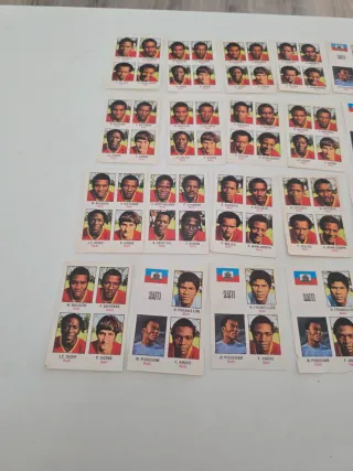 Lote cromos Haití Mundial 1974