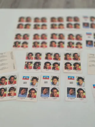 Lote cromos Haití Mundial 1974