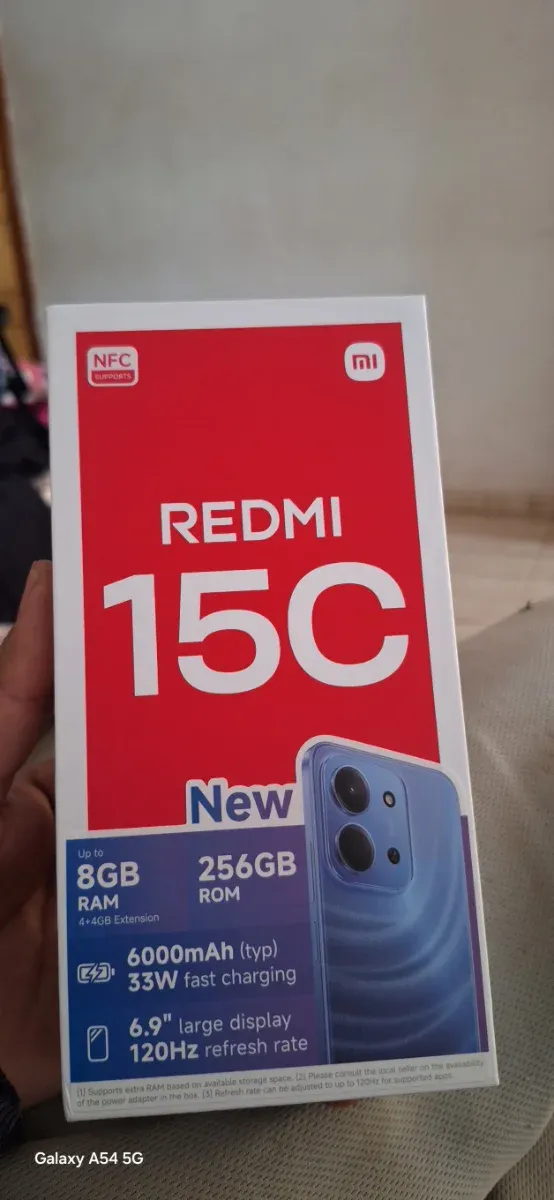 Xiaomi Redmi 15C 256GB negro