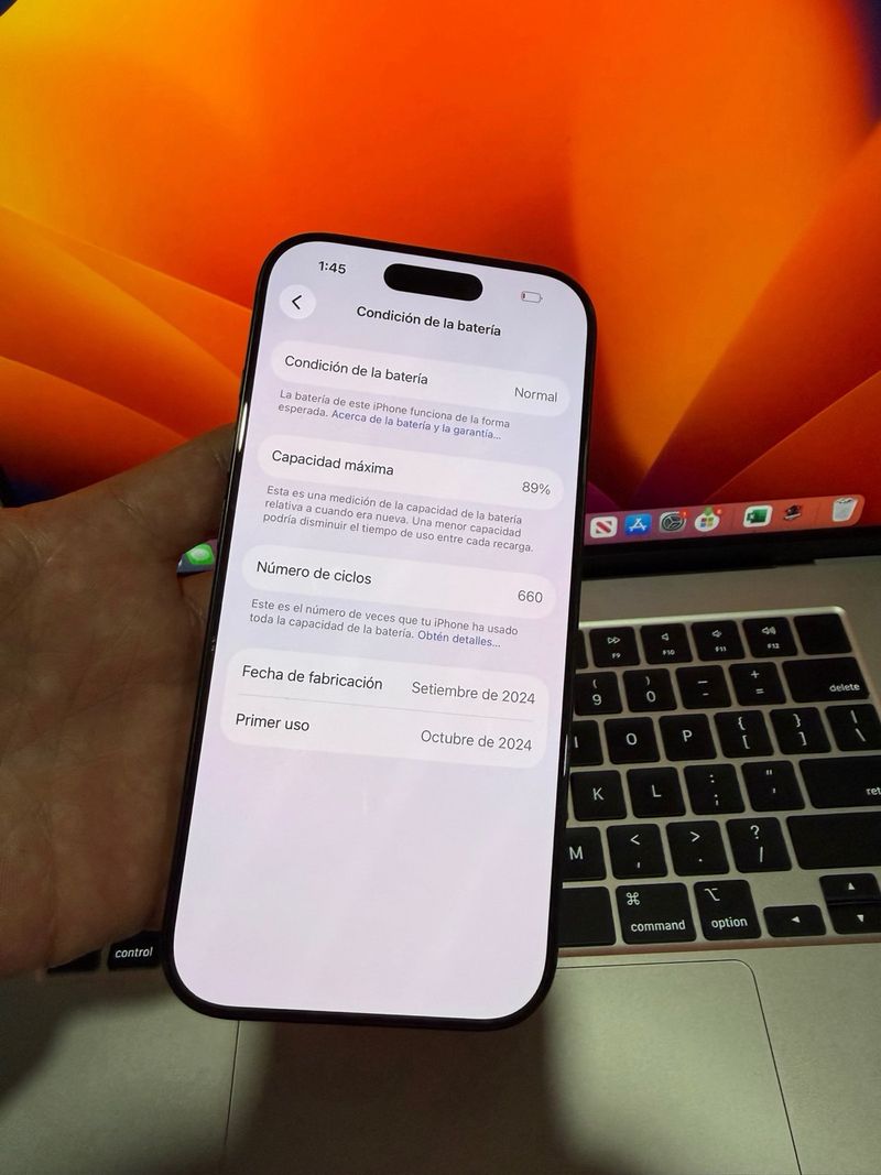 IPHONE 16 PRO 128 GB VERSION E SIM afbeelding 6