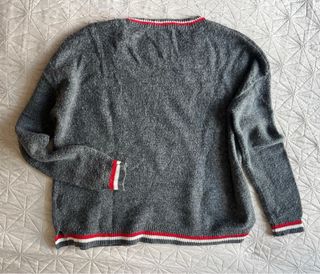 Jersey Brownie gris con rayas