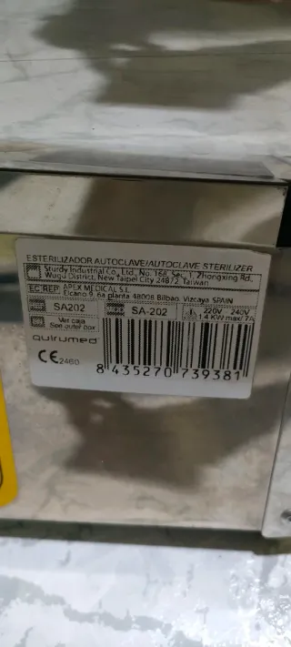 Autoclave Sturdy SA-202 Esterilizador Profesional