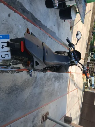 Motorhispania 125cc Enduro Negra