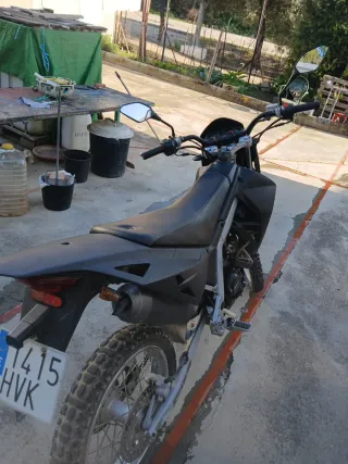 Motorhispania 125cc Enduro Negra
