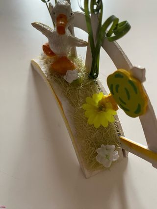 Decorazione Pasquale Anatra e Recinto