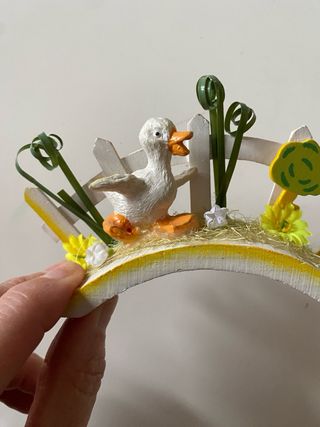 Decorazione Pasquale Anatra e Recinto