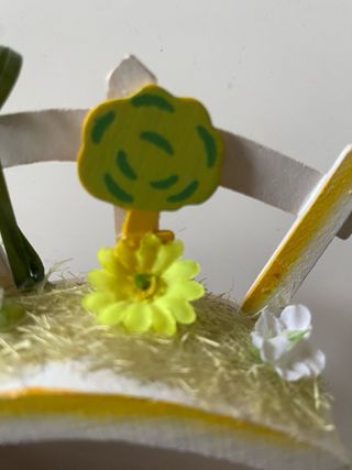 Decorazione Pasquale Anatra e Recinto