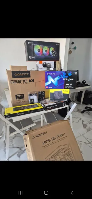 PC Gaming RX 9070 XT / Ryzen 9700X + Monitor 240hz