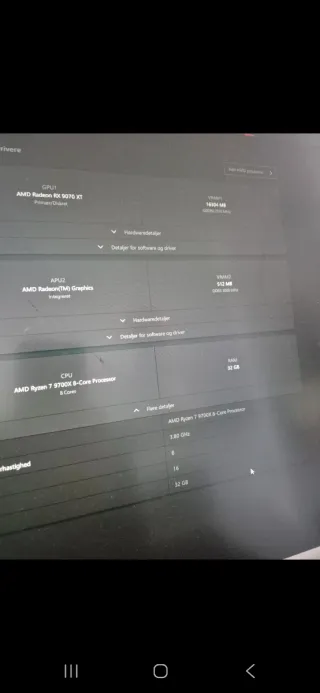 PC Gaming RX 9070 XT / Ryzen 9700X + Monitor 240hz