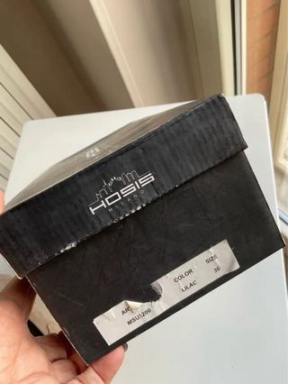 Mocassini donna camoscio HOSIS con catena