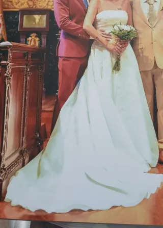 Traje de Novia Blanco roto