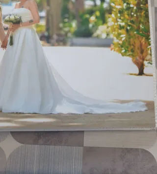 Traje de Novia Blanco roto