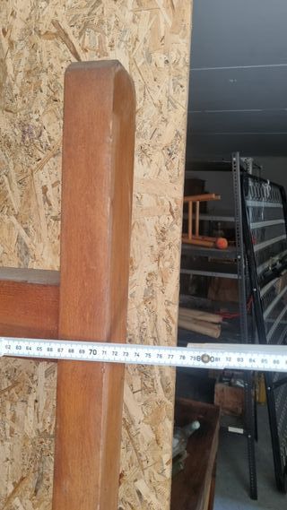 Cavalletto da pittore vintage in legno massello