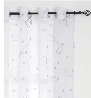 Conjunto Funda nórdica, cortinas y visilllos dinos