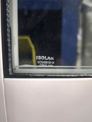 4 Ventanas correderas de Aluminio 148 x 137 cm