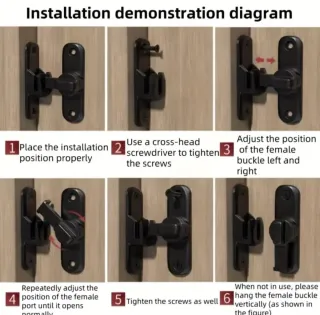 Manija Cerradura Antirrobo Metal