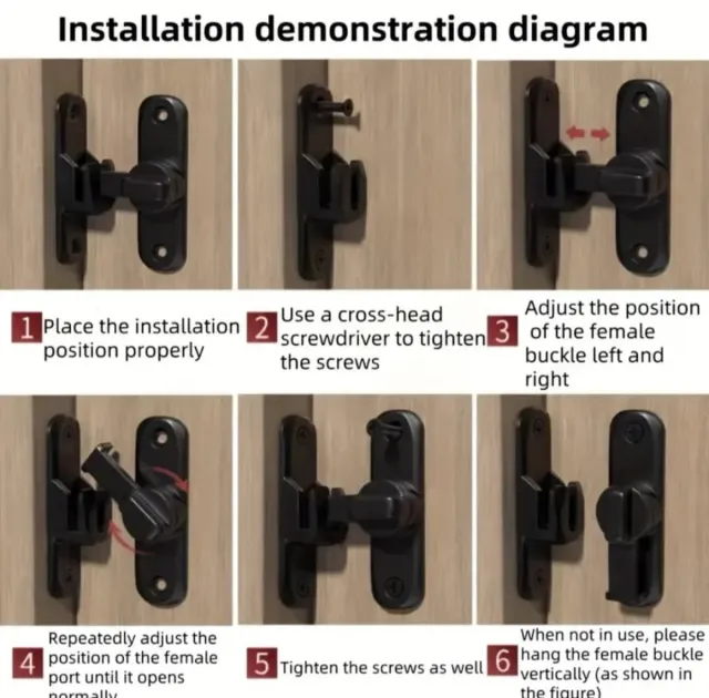 Manija Cerradura Antirrobo Metal