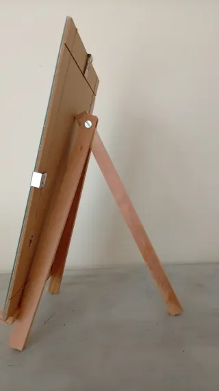 Marco cristal 20x30cm con paspartú y caballete