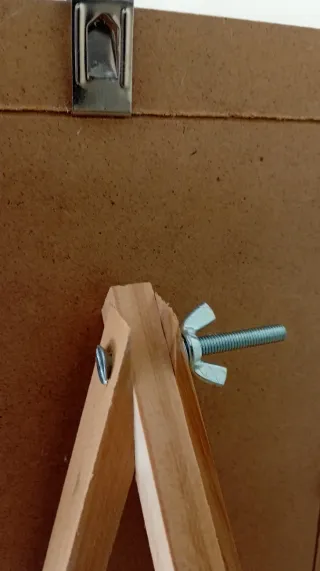 Marco cristal 20x30cm con paspartú y caballete