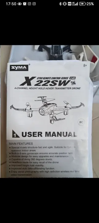 Drone Syma X22SW FPV Real-Time