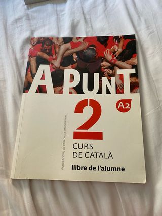Libro A punt A2 Catalá