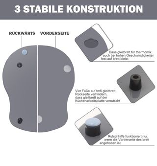 Tabla deslizante Para Thermomix TM6 TM5