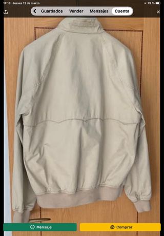 Cazadora GANT Beige Clásica Talla L