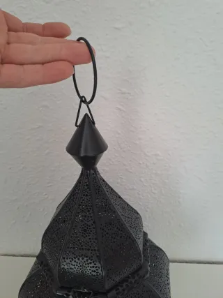 Farol Oriental metálico