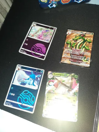 POKÉMON CARTAS ORIGINALES FUNDAS INCLUIDAS