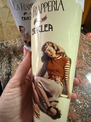 Juego 2 Vasos Cerámica Vintage La Frapperia