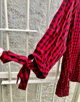 Camisa a cuadros 100% viscosa