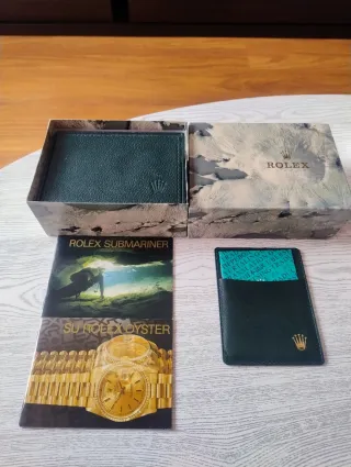 Caja Rolex Submariner 16610 y documentación