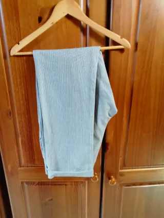 Pantalone uomo blu azzurro