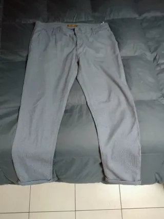 Pantalone uomo blu azzurro