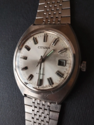 Citizen Automatico Argento/Bianco
