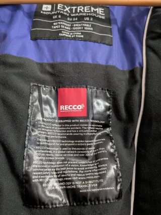 Chaqueta de esquí Mountain Warehouse azul