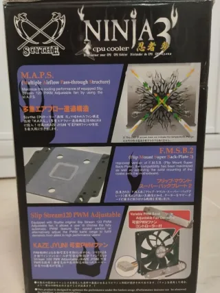 Ventilador Disipador Scythe Ninja 3 CPU Cooler