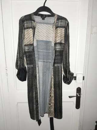 Vestido Marciano Talla S Beige/Negro