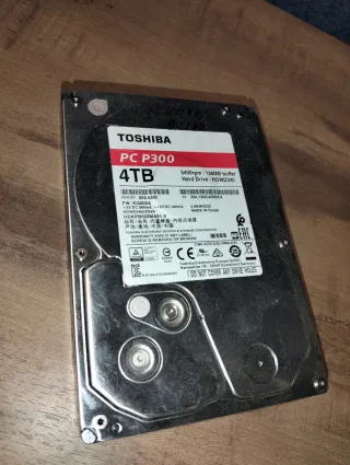 Disco Duro 4TB Toshiba P300 3.5 SATA3 HDD