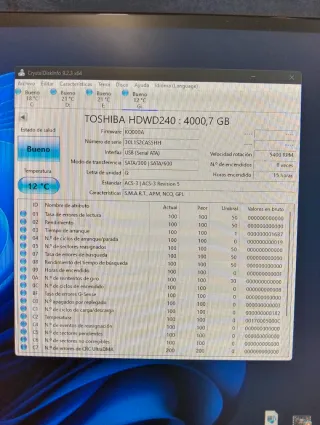 Disco Duro 4TB Toshiba P300 3.5 SATA3 HDD