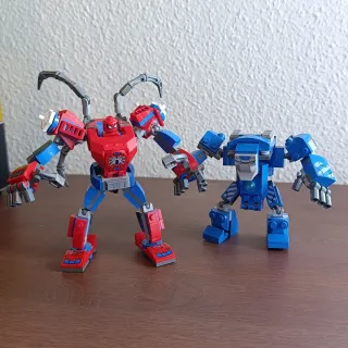 Robots Lego Spiderman & Iron Man